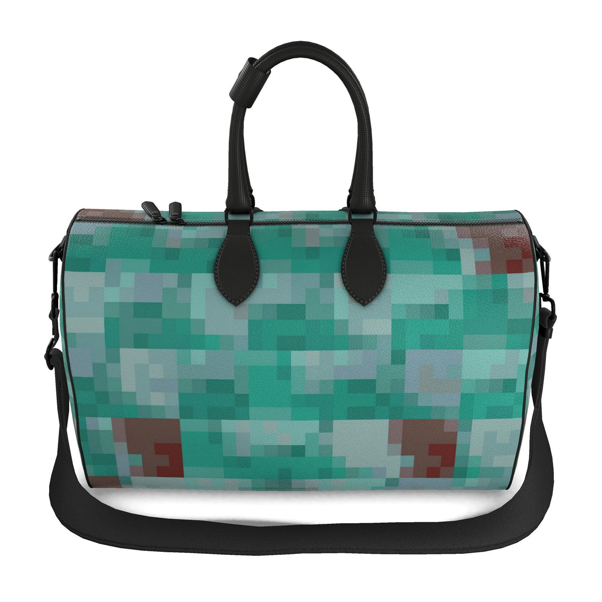 Sac polochon, motif LE POISSON DES CARAÏBES, d'après une toile d'Antoine Gerber, vue 2