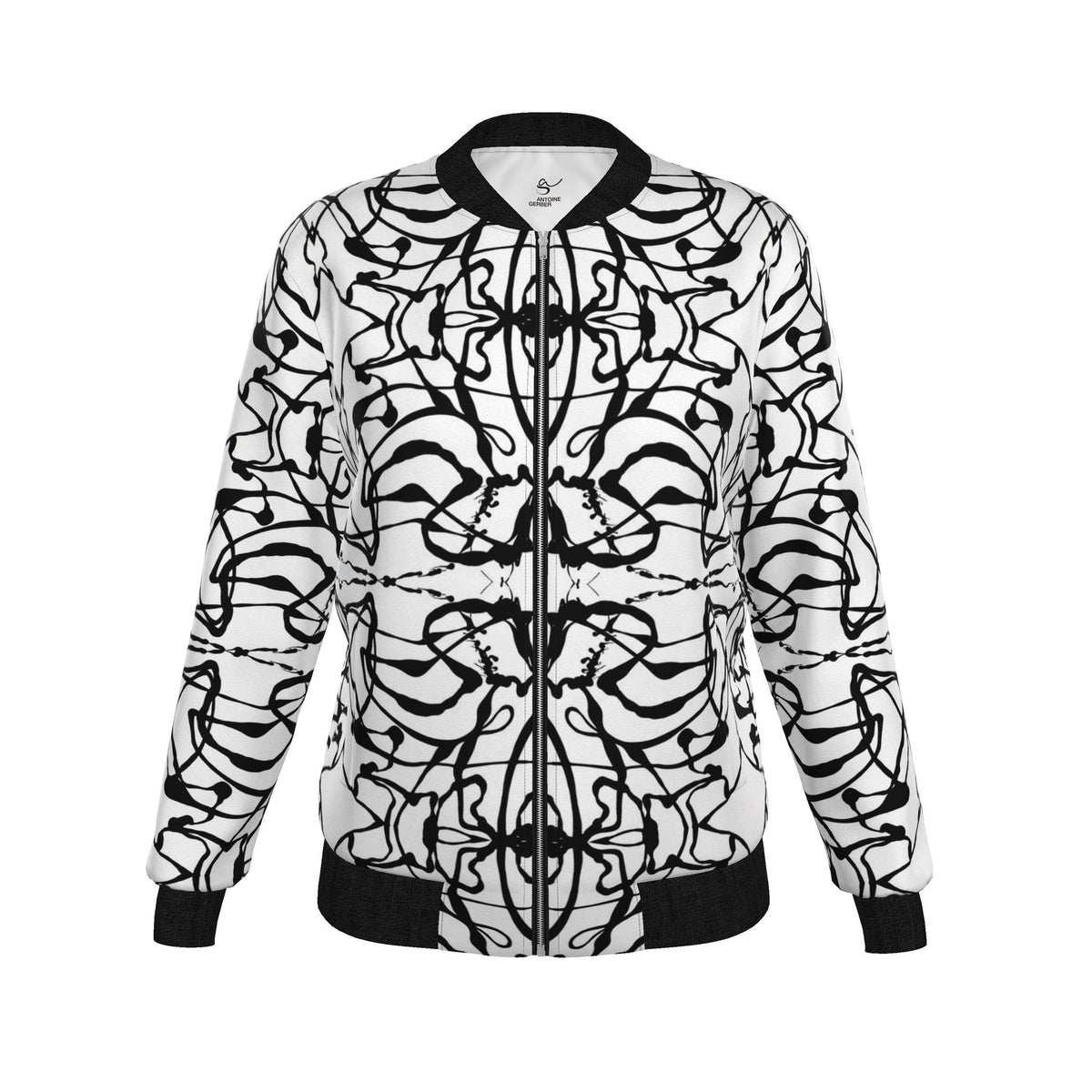 Veste bomber, motif L'HOMME AU LASSO, d'après une toile d'Antoine Gerber