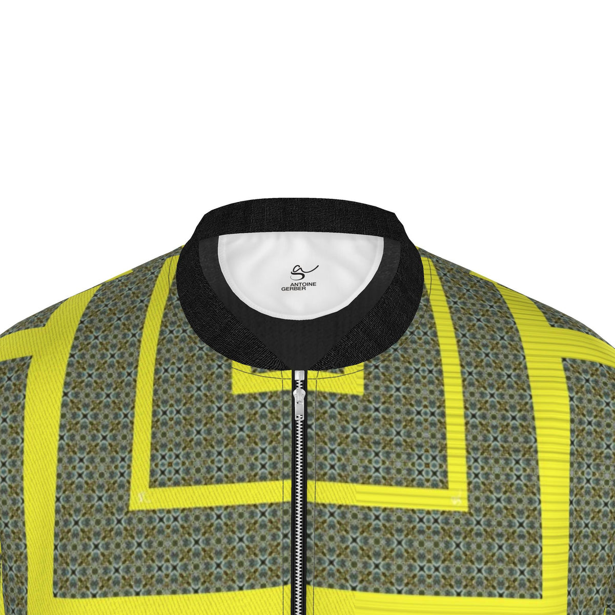 Veste bomber, motif LES 4 SAISONS ÉTÉ, d'après une toile d'Antoine Gerber, vue 3