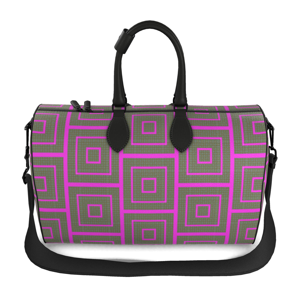 Sac polochon, motif LES 4 SAISONS PRINTEMPS, d'après une toile d'Antoine Gerber, vue 2