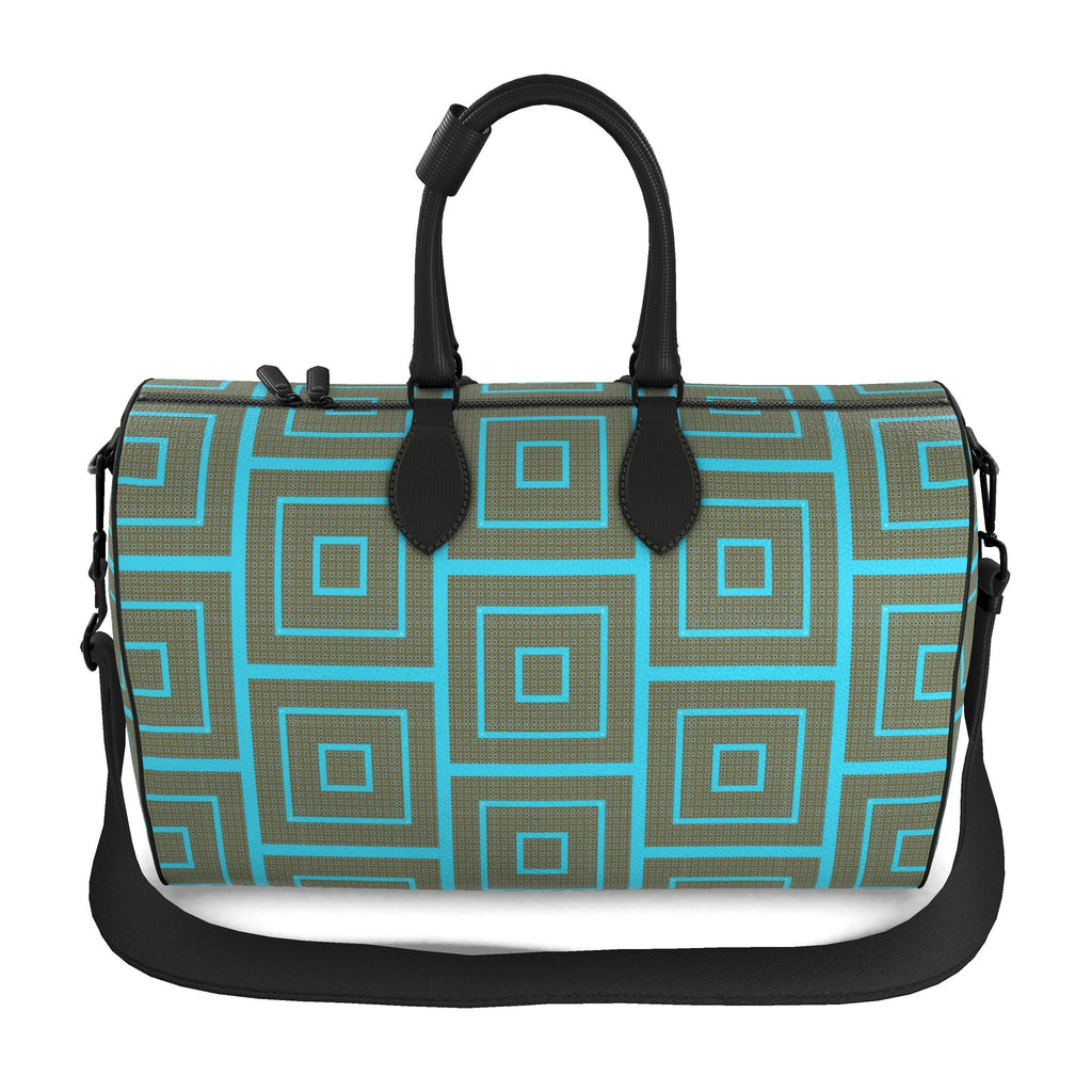Sac polochon, motif LES 4 SAISONS HIVER, d'après une toile d'Antoine Gerber, vue 2