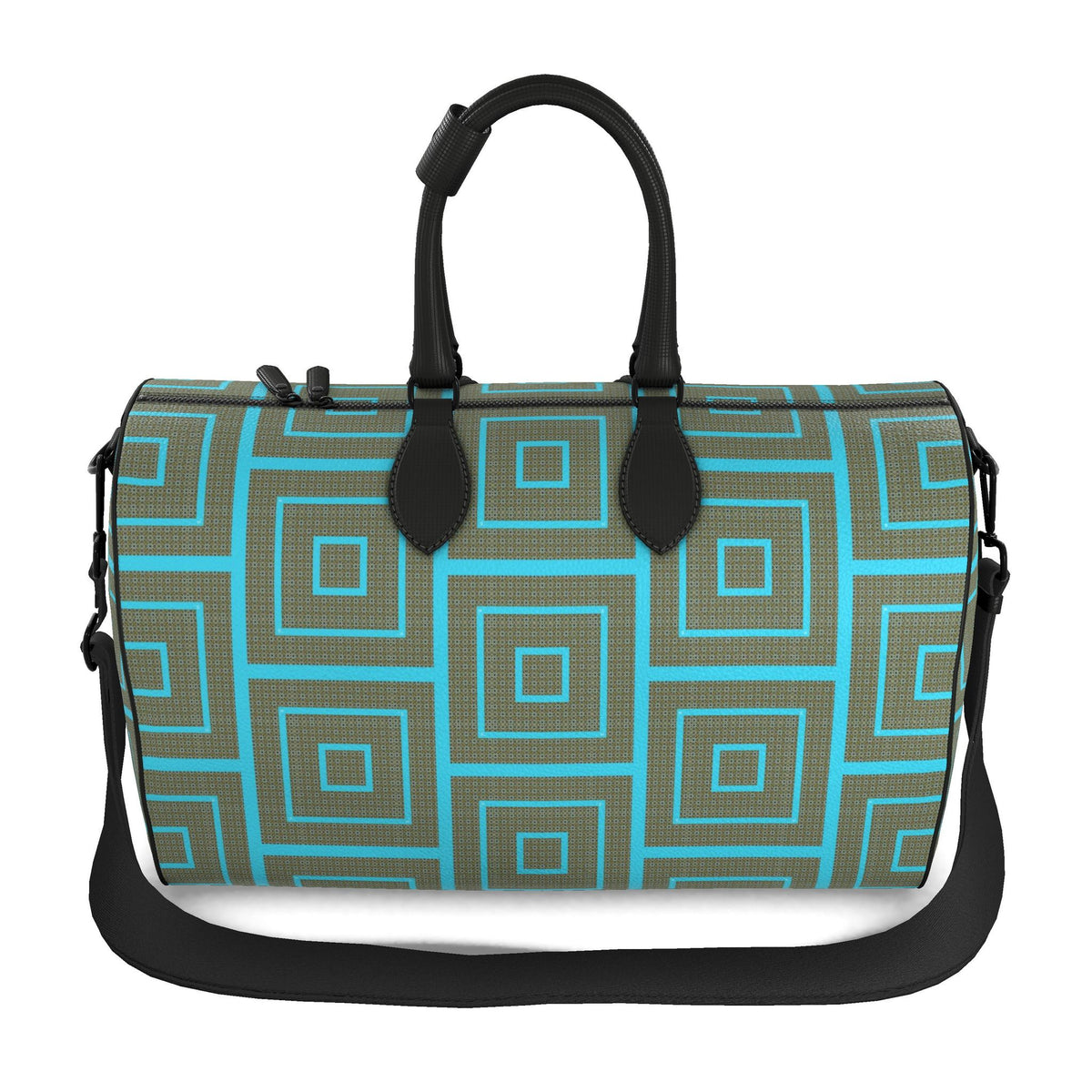 Sac polochon, motif LES 4 SAISONS HIVER, d'après une toile d'Antoine Gerber, vue 2