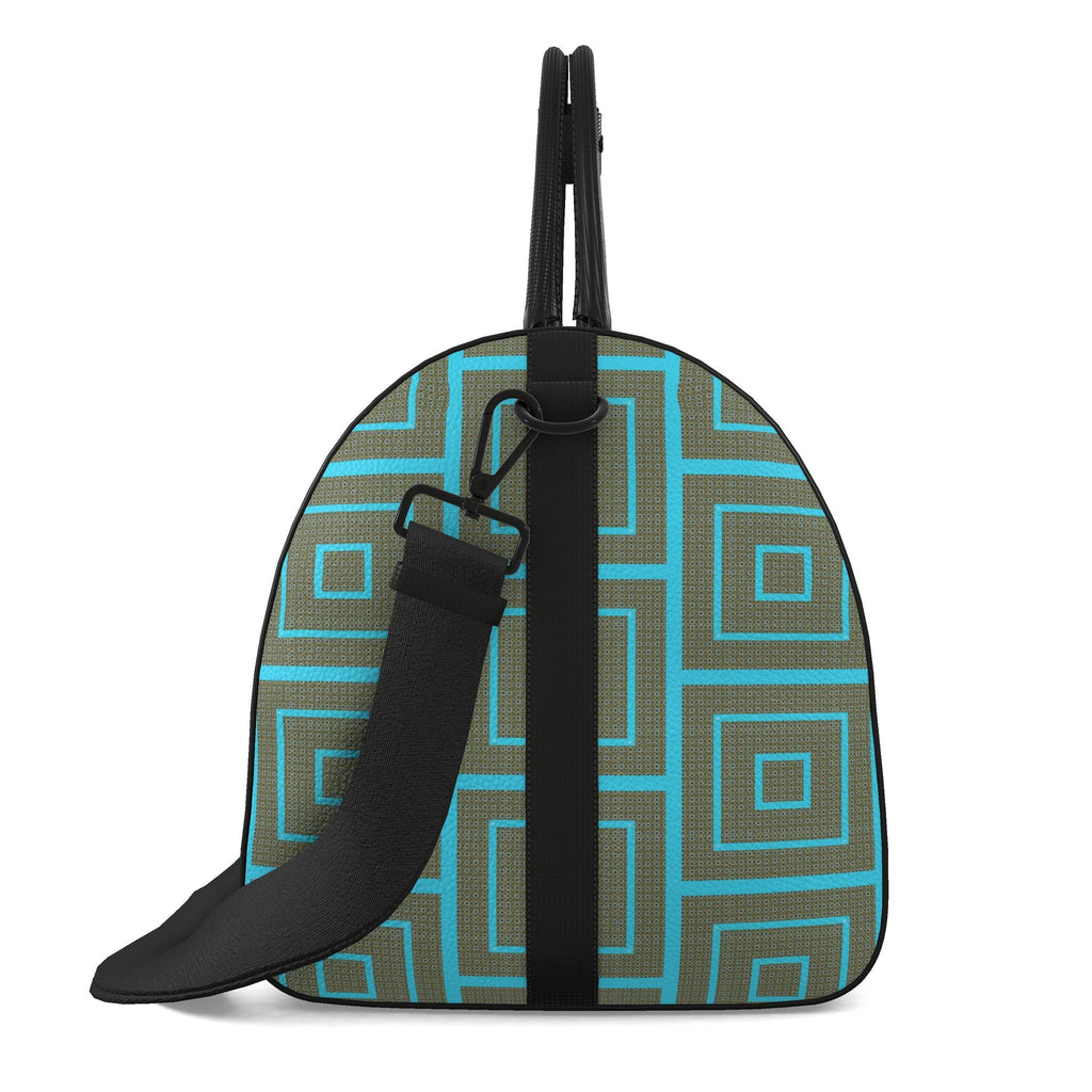 Sac polochon, motif LES 4 SAISONS HIVER, d'après une toile d'Antoine Gerber, vue 4
