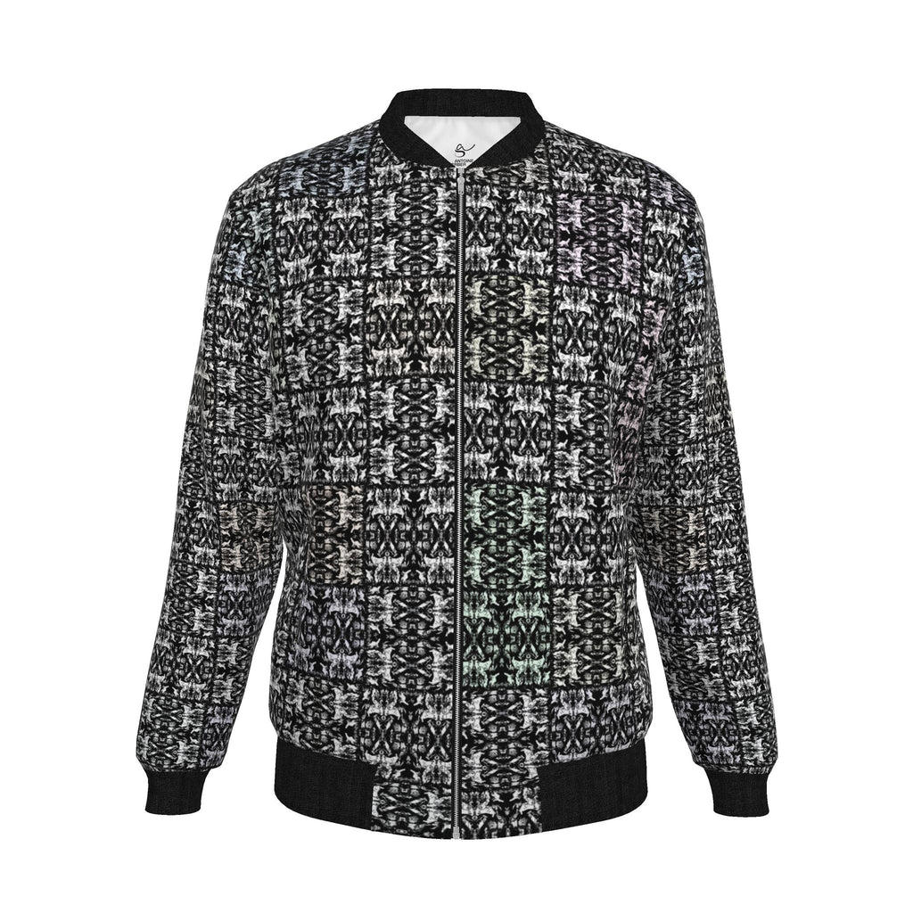 Veste bomber, motif LE CHEVAL ET SA CAVALIÈRE PERDU, d'après une toile d'Antoine Gerber