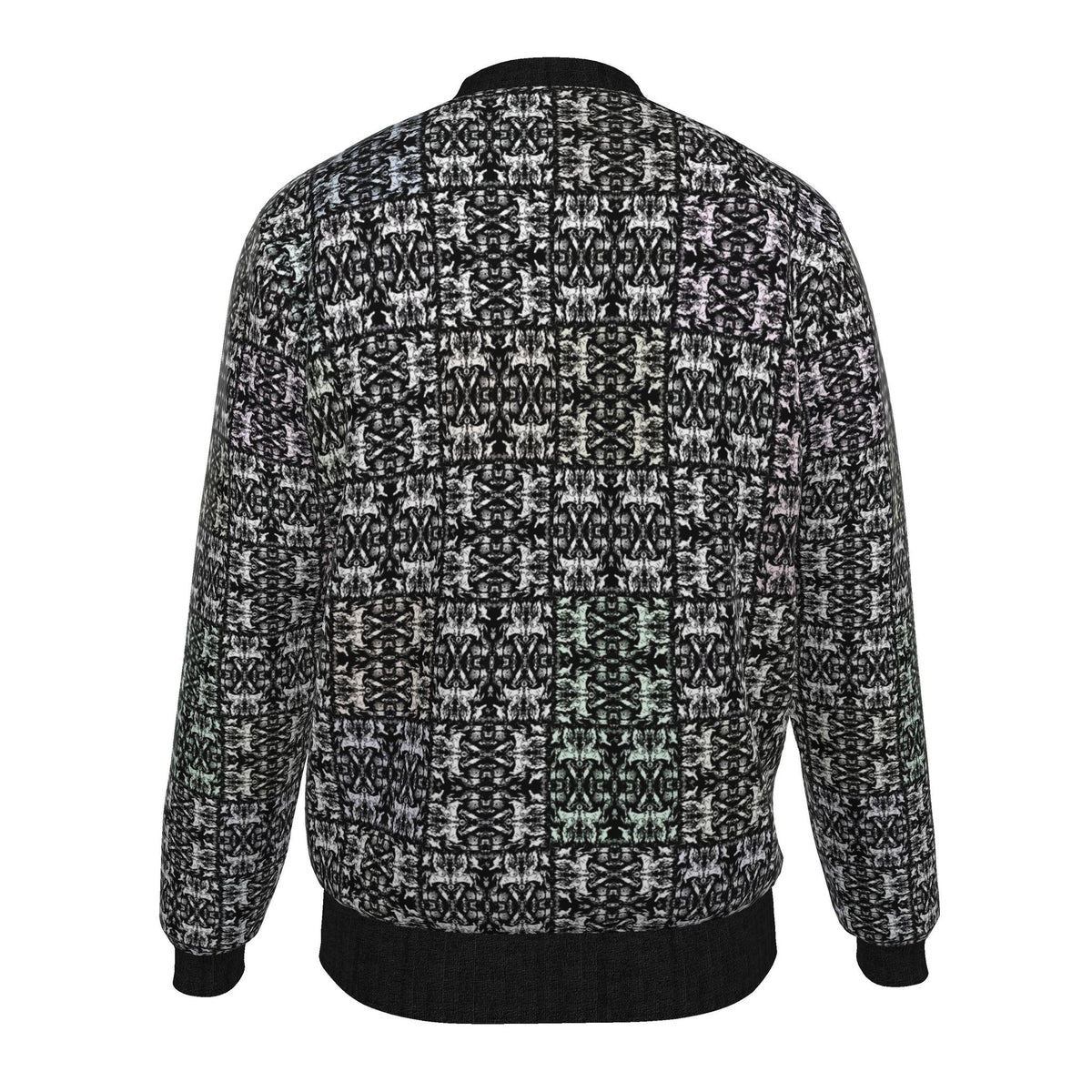 Veste bomber, motif LE CHEVAL ET SA CAVALIÈRE PERDU, d'après une toile d'Antoine Gerber, vue 2