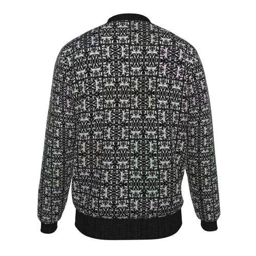 Veste bomber, motif LE CHEVAL ET SA CAVALIÈRE PERDU, d'après une toile d'Antoine Gerber, vue 2