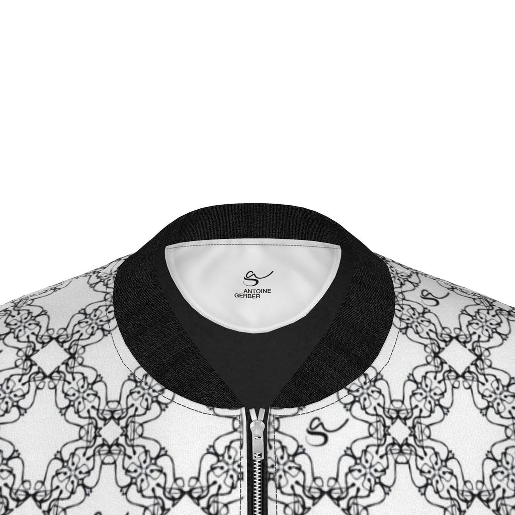 Veste bomber, motif LA STATUE, d'après une toile d'Antoine Gerber, vue 3