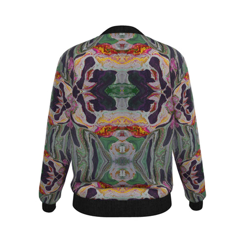Veste bomber, motif LA PANTHÈRE ROSE, d'après une toile d'Antoine Gerber, vue 2