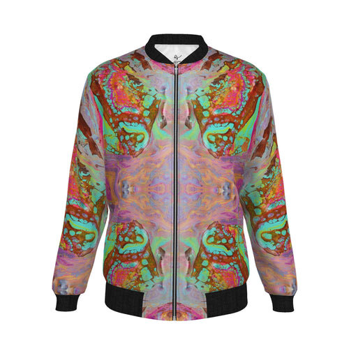 Veste bomber, motif MÉTAMORPHOSE, d'après une toile d'Antoine Gerber
