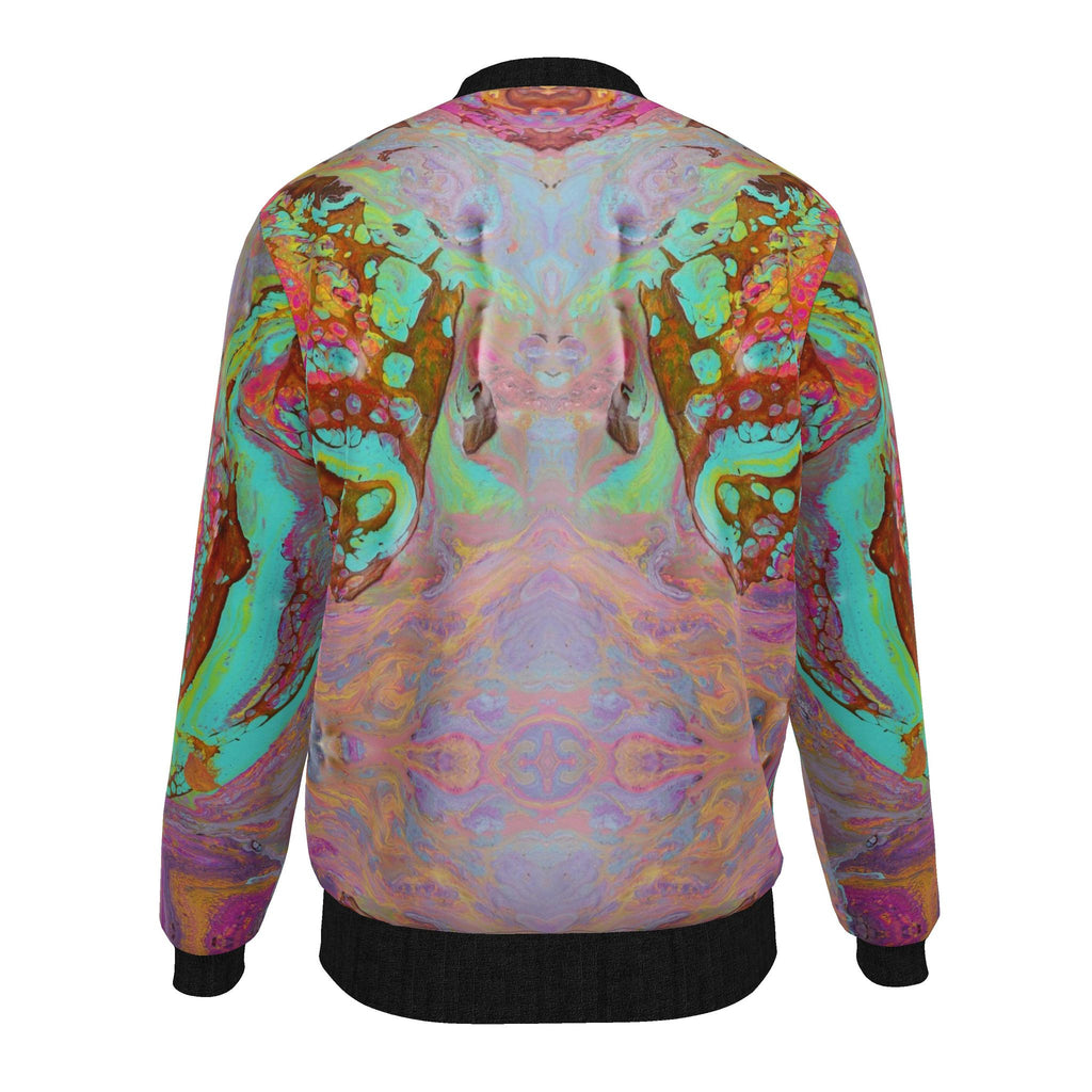 Veste bomber, motif MÉTAMORPHOSE, d'après une toile d'Antoine Gerber, vue 2