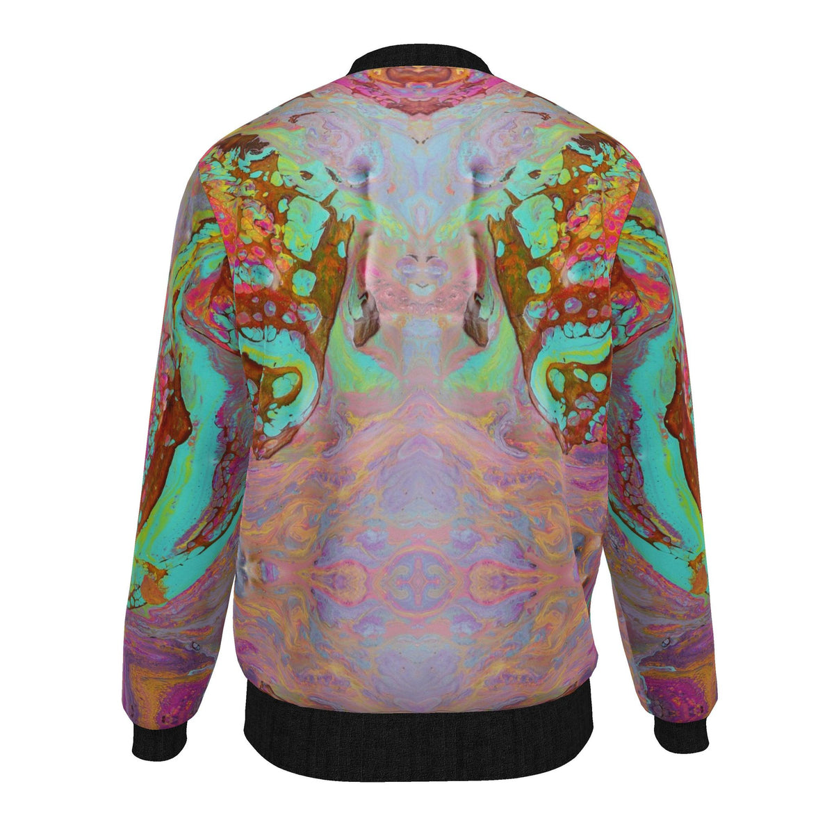 Veste bomber, motif MÉTAMORPHOSE, d'après une toile d'Antoine Gerber, vue 2
