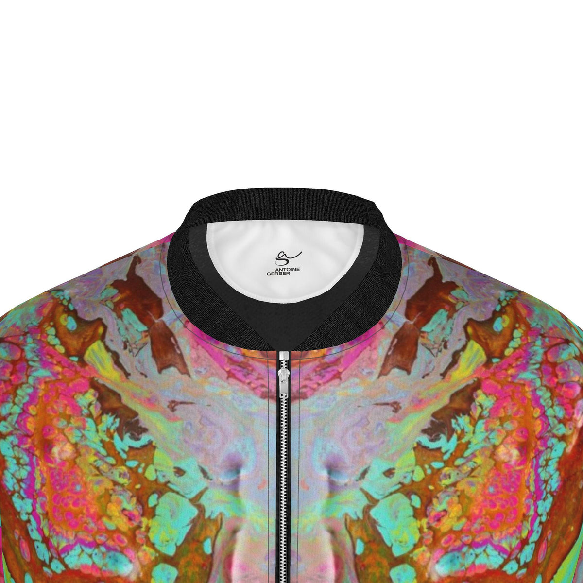 Veste bomber, motif MÉTAMORPHOSE, d'après une toile d'Antoine Gerber, vue 3