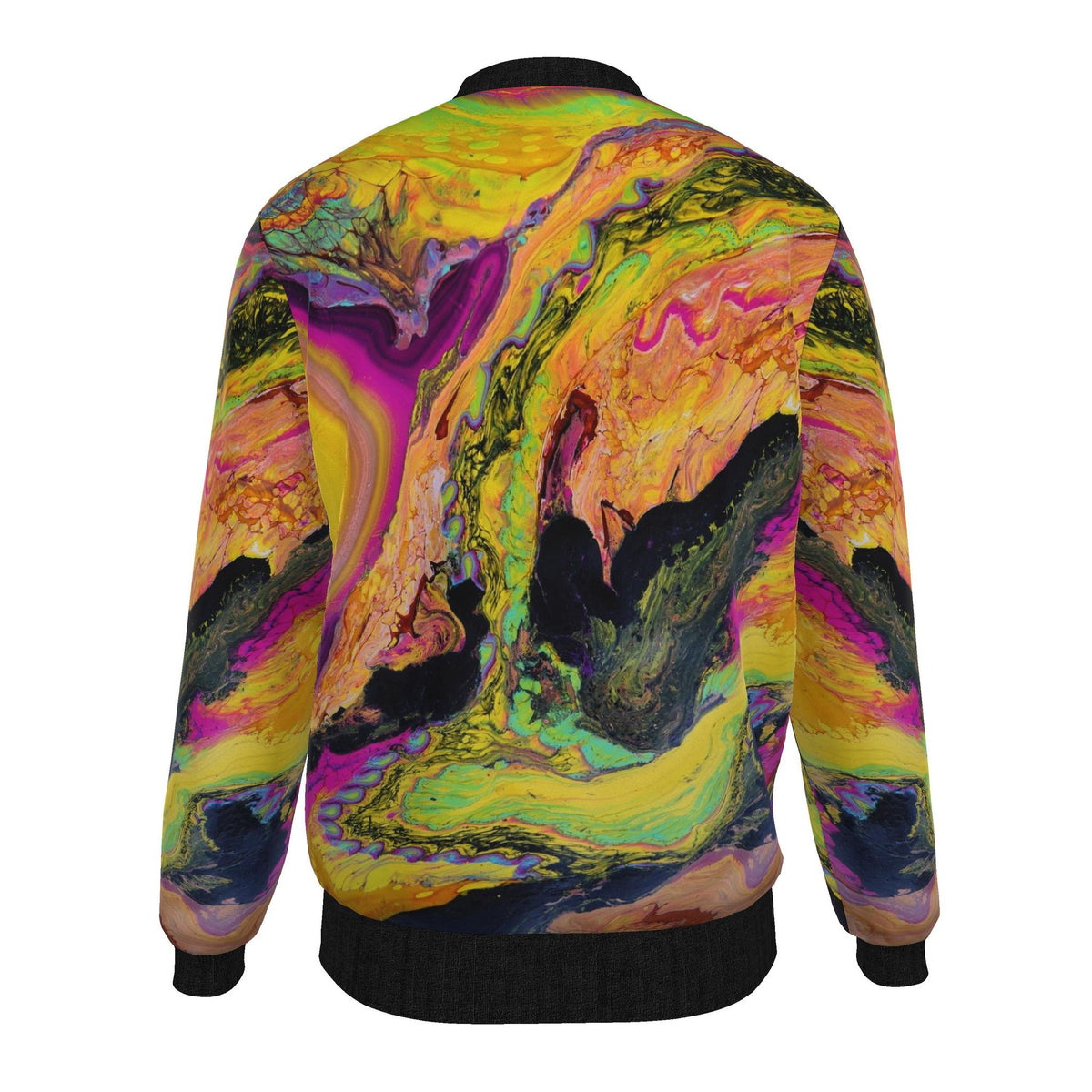 Veste bomber, motif AVATAR, d'après une toile d'Antoine Gerber, vue 2