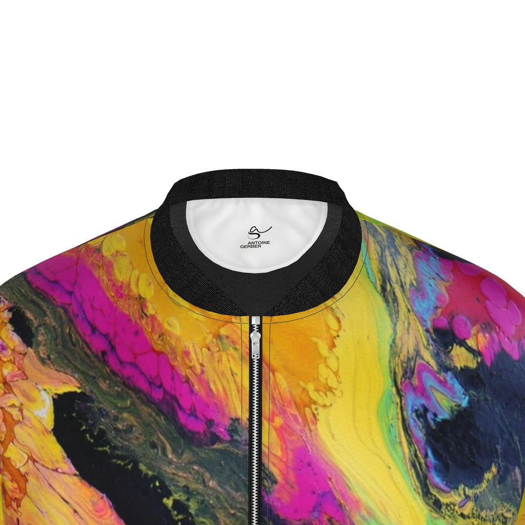 Veste bomber, motif AVATAR, d'après une toile d'Antoine Gerber, vue 3