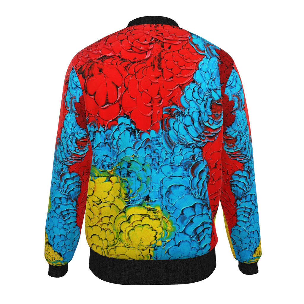 Veste bomber, motif JÉSUS, d'après une toile d'Antoine Gerber, vue 2