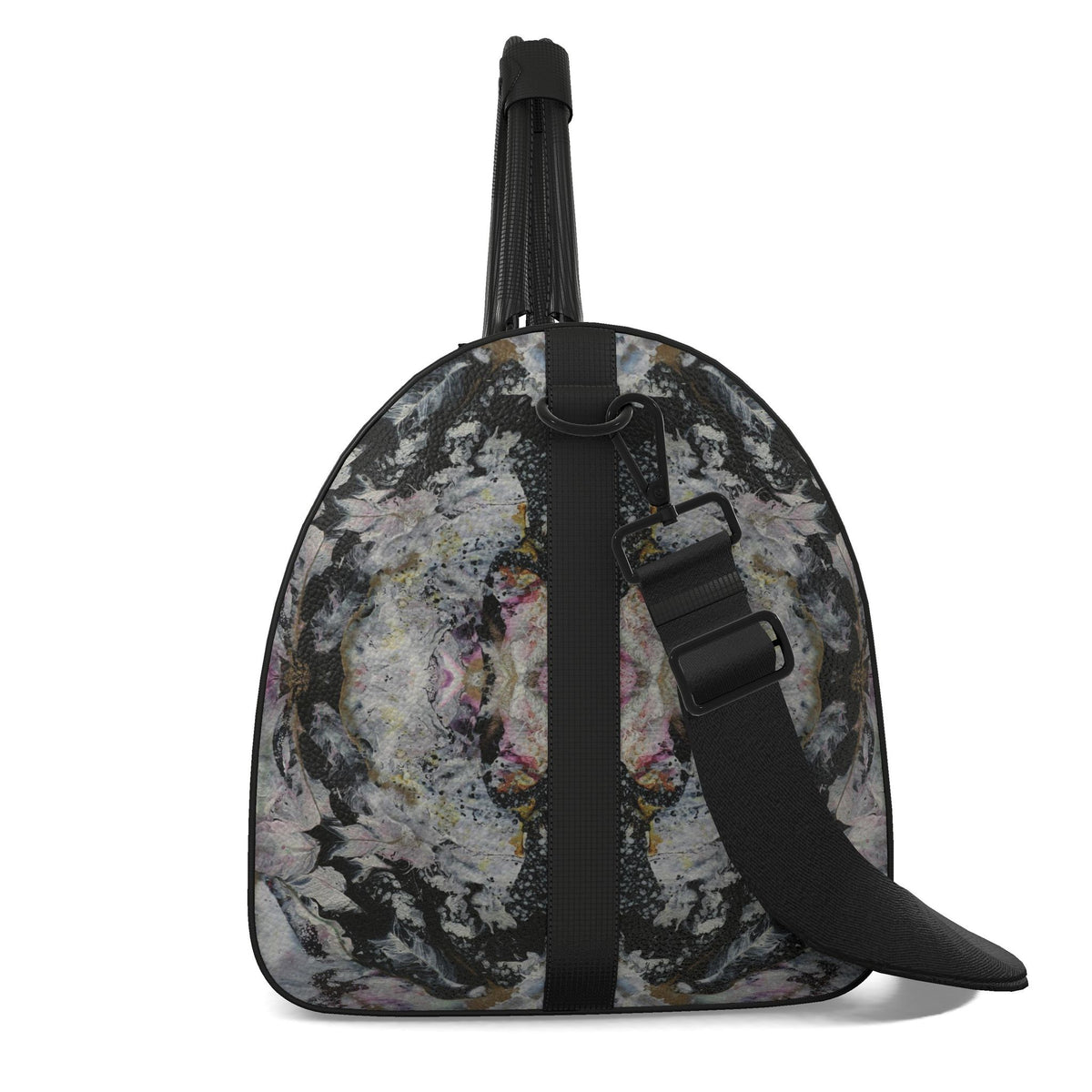Sac polochon, motif LES PLUMES D'ANGE, d'après une toile d'Antoine Gerber, vue 3