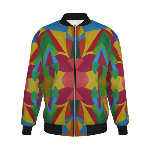 Veste bomber, motif LE SINGE COLORÉ, d'après une toile d'Antoine Gerber