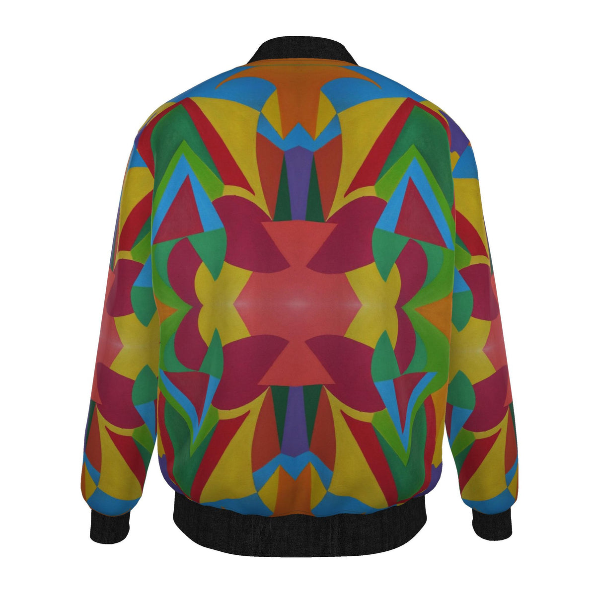 Veste bomber, motif LE SINGE COLORÉ, d'après une toile d'Antoine Gerber, vue 2