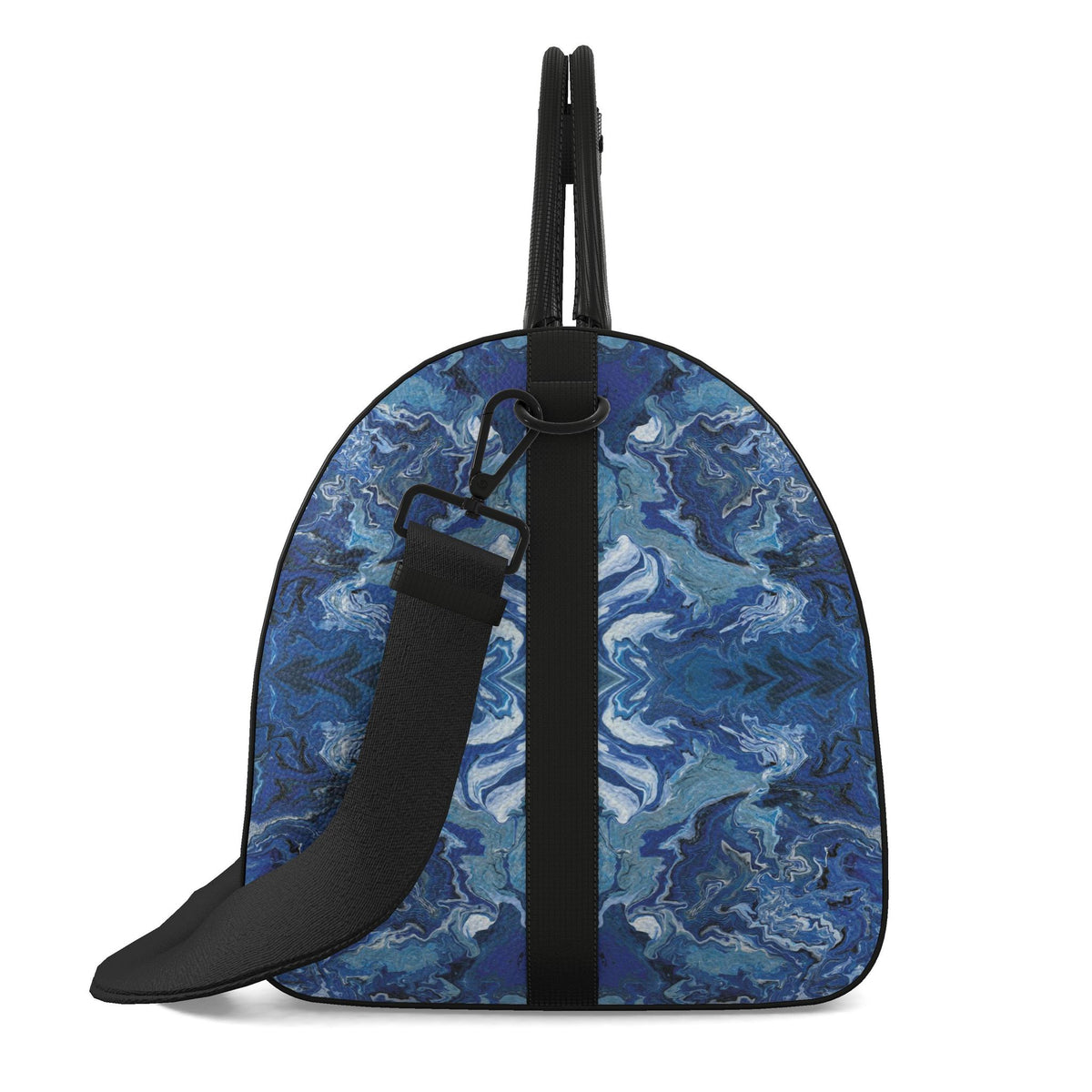 Sac polochon, motif L'ÉCHO DES PROFONDEURS, d'après une toile d'Antoine Gerber, vue 4