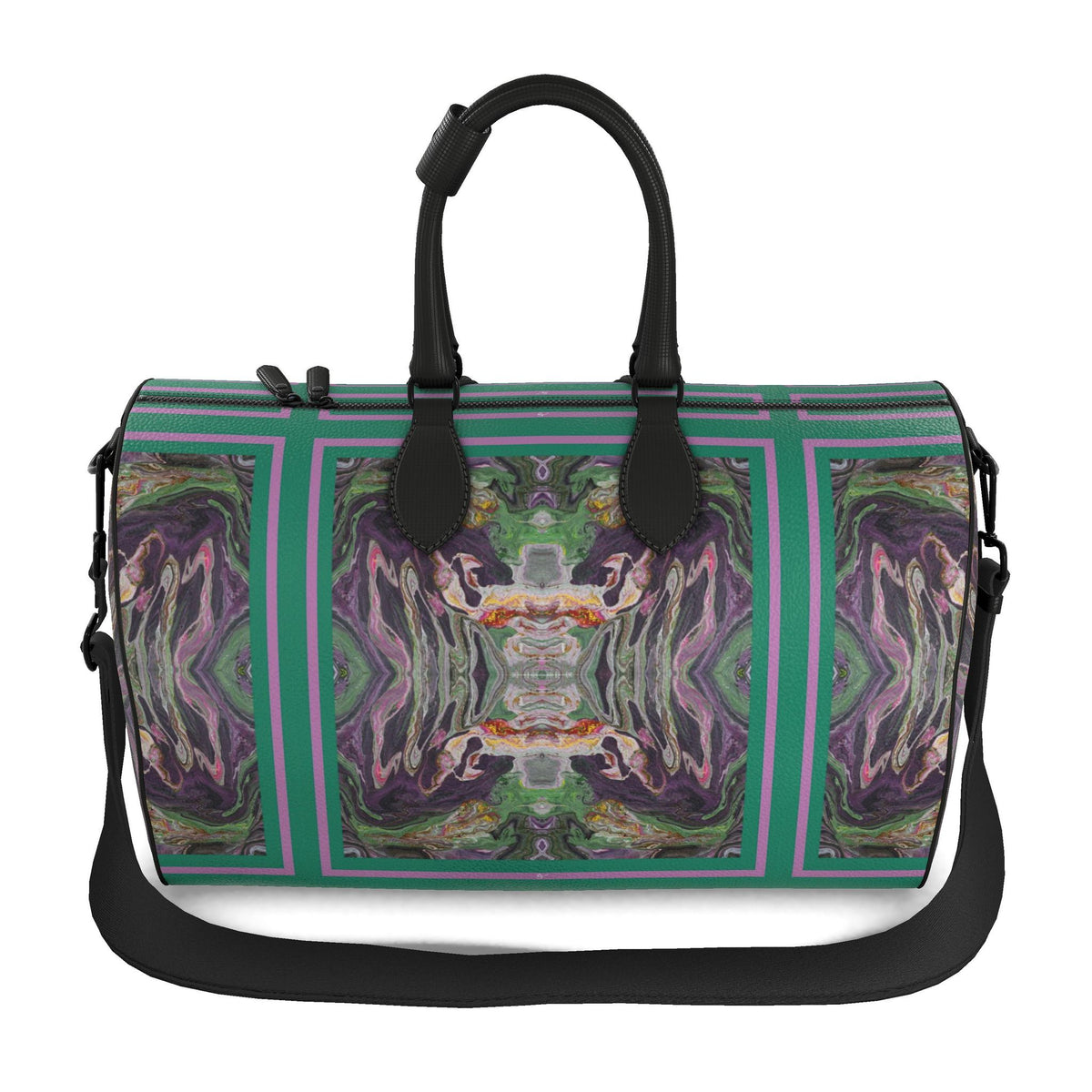 Sac polochon, motif LA PANTHÈRE ROSE, d'après une toile d'Antoine Gerber, vue 2