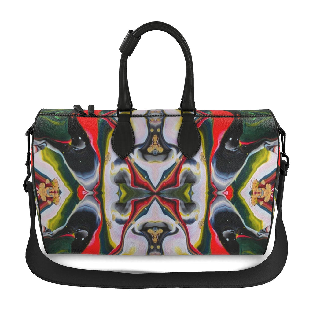 Sac polochon, motif AMADEUS LE BULLDOG FRANÇAIS, d'après une toile d'Antoine Gerber, vue 2