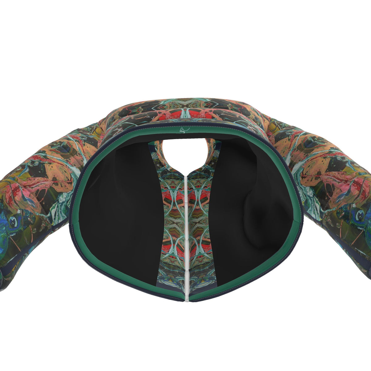 Doudoune de ski homme, motif L'IGUANE DANS LA JUNGLE, vue 7