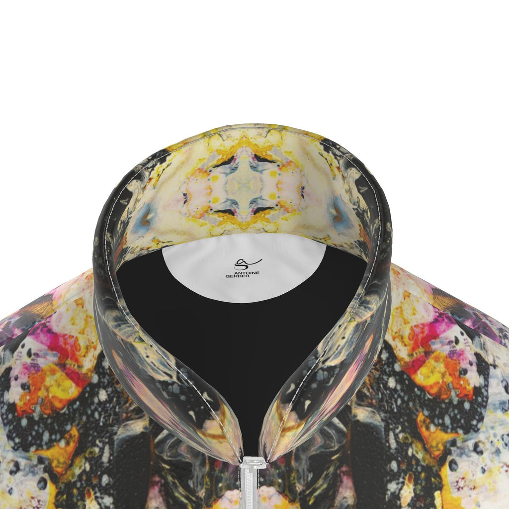 Doudoune femme, motif Les plumes d'ange jaune, vue 5