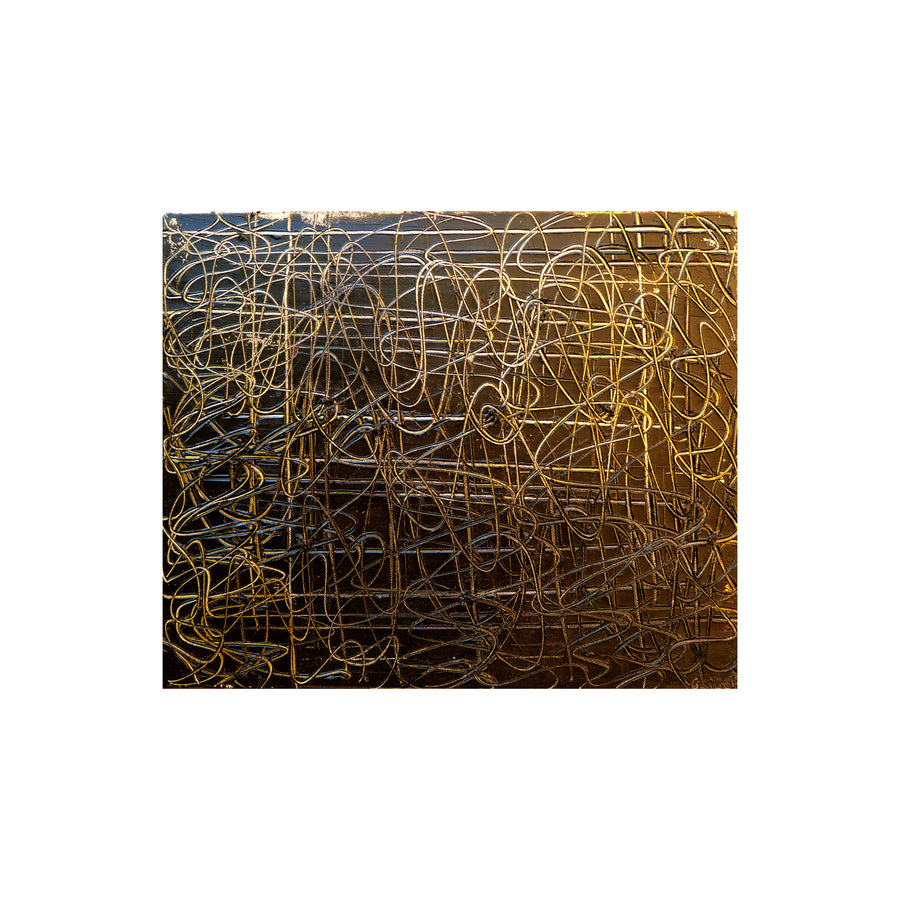 LES CORDES DORÉES, peinture originale d'Antoine Gerber