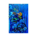 LA GLYCINE BLEUE, peinture originale d'Antoine Gerber