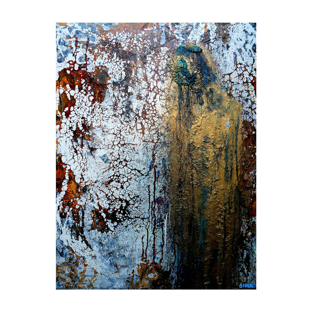 L'APPARITION, peinture originale d'Antoine Gerber