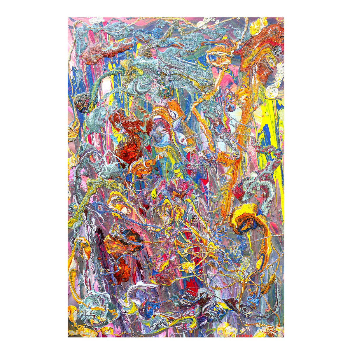 LE NOUVEAU MONDE, peinture originale d'Antoine Gerber