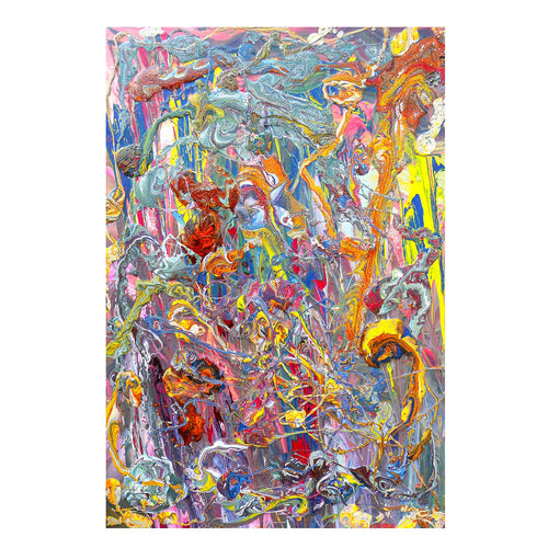 LE NOUVEAU MONDE, peinture originale d'Antoine Gerber