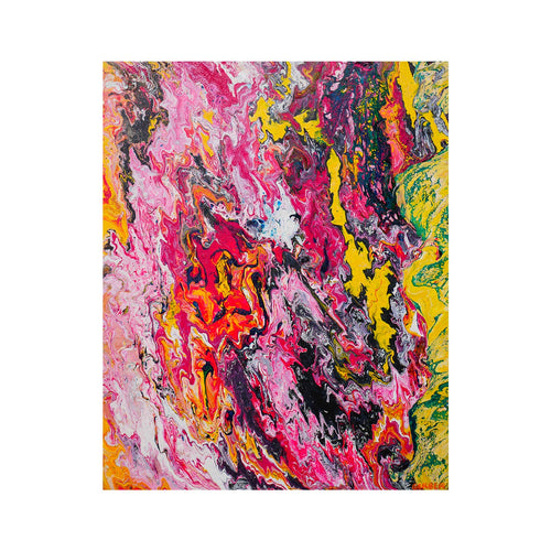 LE TERRITOIRE DU LION, peinture originale d'Antoine Gerber