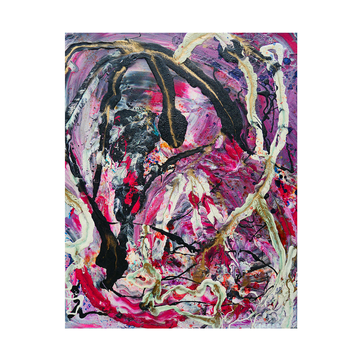 GERONIMO, peinture originale d'Antoine Gerber