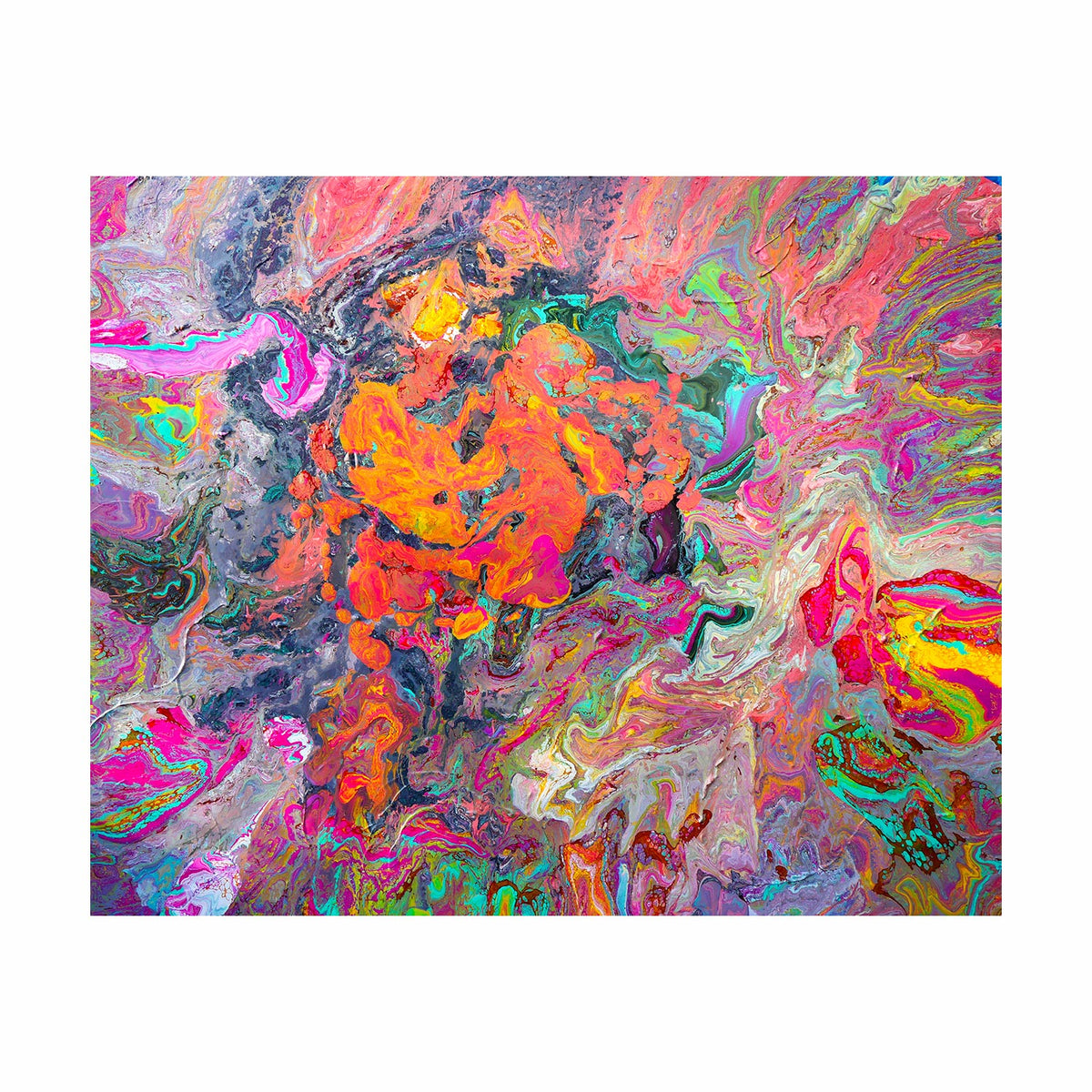 LA MÉTAMORPHOSE, peinture originale d'Antoine Gerber