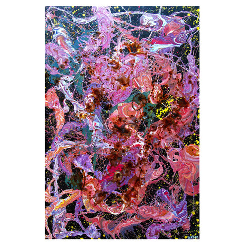 LA FÉE DES MÉDUSES, peinture originale d'Antoine Gerber