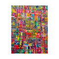 LES FAVELAS, peinture originale d'Antoine Gerber