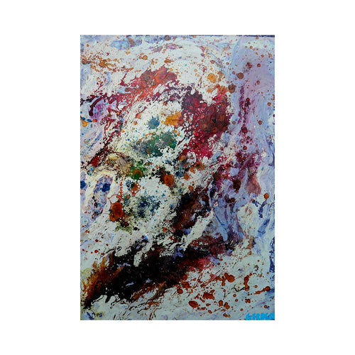 LE POISSON CHINOIS, peinture originale d'Antoine Gerber