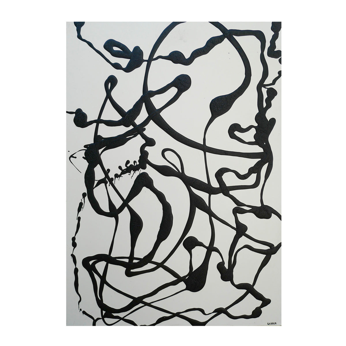 L'HOMME AU LASSO, peinture originale d'Antoine Gerber