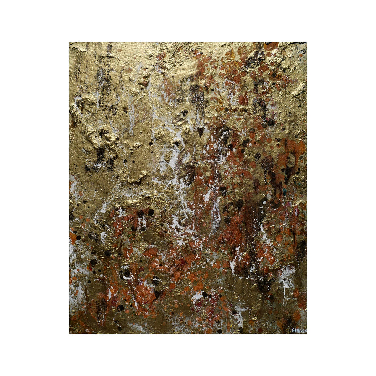 LES MAYAS, peinture originale d'Antoine Gerber